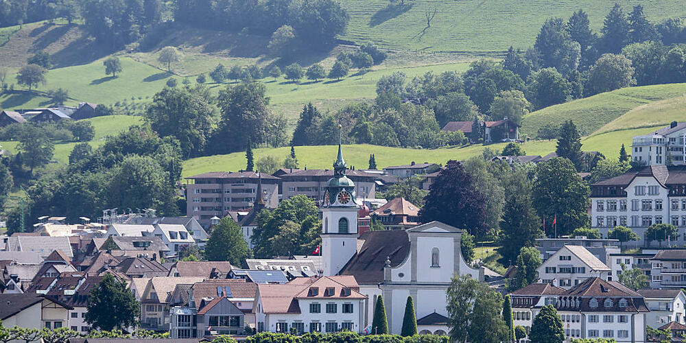 Das Dorfzentrum von Küssnacht SZ. (Archivaufnahme)