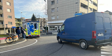 Der Landhauskreisel war für die Velofahrerin kein gutes Pflaster.