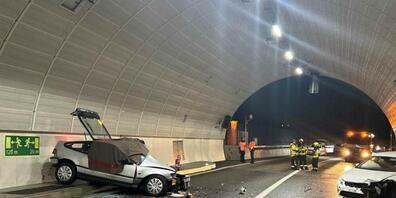 Bei der Frontalkollision im Michelau-Tunnel starb ein 20-jähriger Autofahrer.