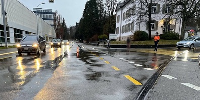 Unfall auf der Bahnhofstrasse, Uzwil.