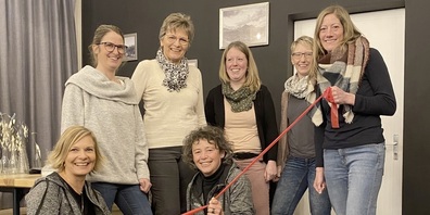 Von links: Isabelle Dubois Schneider, Andrea Hofstetter, Claudia Breu, Rita Bollhalder, Anne Käthi Huser, Priska Bollhalder, Angelika Künzle
