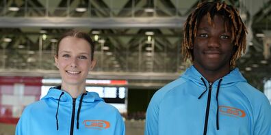 Monia Imper (links) und Souleymane Keita.