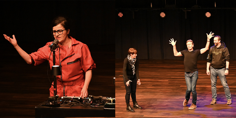 Zwei der Comedians, die im «Verrucano» begeistern: Anet Corti (links) und Rod Spence, der sich «Verstärkung» aus dem Publikum holt.