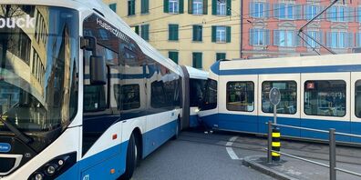 Kollision am Albisriederplatz: Pendlerinnen und Pendler mussten mit Wartezeiten rechnen.