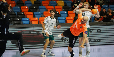 Joan Cañellas und die Kadetten empfangen Wacker Thun im Cup-Halbfinal. 