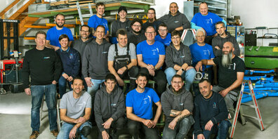 Das aufgestellte Team der A. Schleh AG.