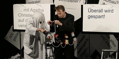 Gespenst Jonas will die Selbstauslöschung des trauernden Christof verhindern