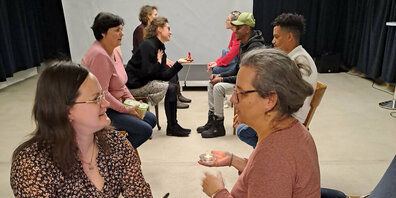 Ein Speeddating rund ums Thema «Feste feiern».