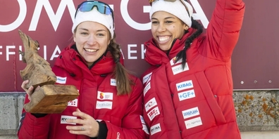 Stark: Verbesserten sich im entscheidenden Moment auf den 3. Platz - Hasler (r.) und Morell.
