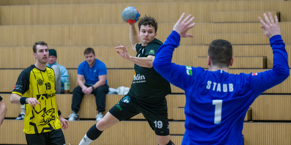 Julian Schlachter holt zu einem grossartigen Wurf aus.