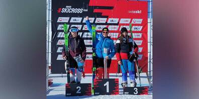 In Corviglia konnte Lana Sprecher aus Grüsch ihren ersten FIS Sieg im Skicross feiern