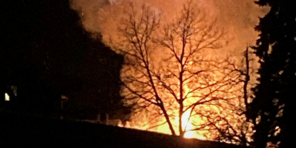 Scheunenbrand in Ottikon