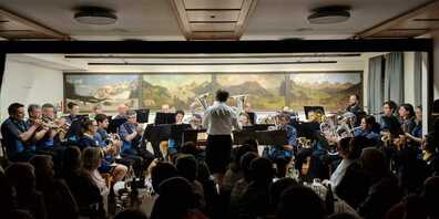 Die Musikgesellschaft Ennetbühl durfte dreimal vor brechend vollem «Kronen»-Saal aufspielen.