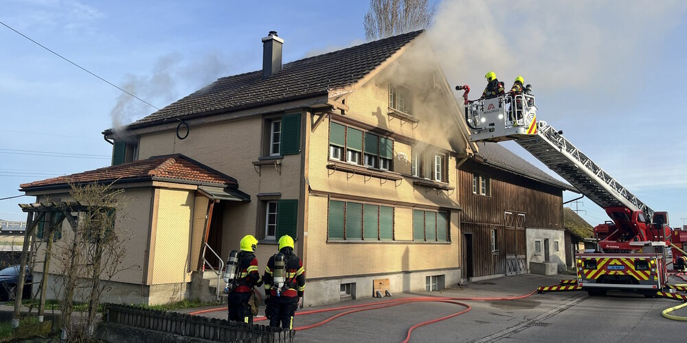 Die Feuerwehr konnte den Brand schnell löschen.