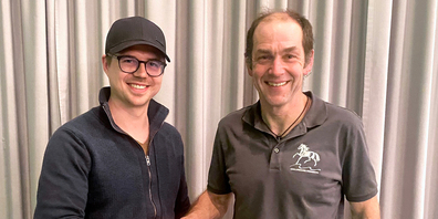 Julian Rohner (links) übernimmt das Präsidentenamt des KVO von Arno Langenegger (rechts).