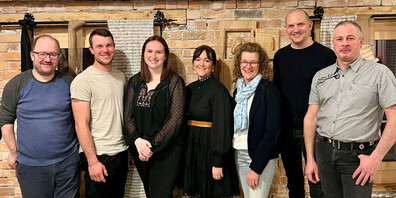 v.l.n.r.: Remo Hutter, Joel Braito, Katja Hutter, Isabell Fessler, Christina Frei, Bruno Dietsche und Rico Baumgartner