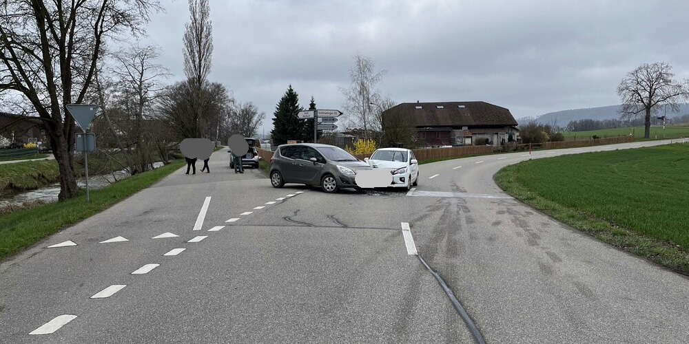 In Buch kollidierten zwei Autos.