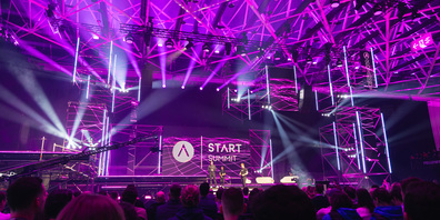 Der Start Summit war der erste Gast in der neuen SGKB-Halle.