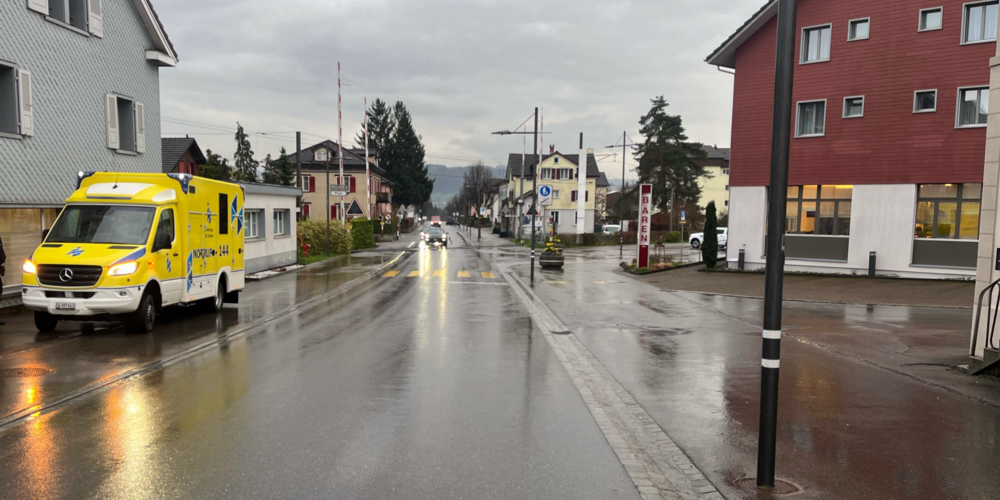 Hier ereignete sich der Unfall.