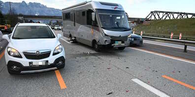 Beim Unfall verletzte sich eine 29-Jährige leicht.