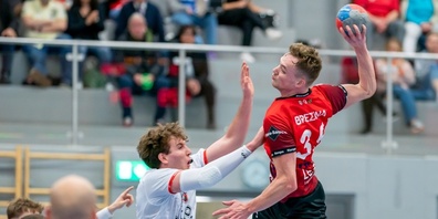 Der junge tschechische Rückraumspieler Martin Brezina war mit sechs Treffern der zweitbeste Kreuzlinger Angreifer.