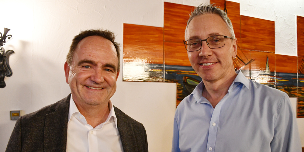 Die Hauptverantwortlichen des WEW Walenstadt: Verwaltungsratspräsident Justus Bernold (rechts) und der neue Geschäftsführer Stefan Fausch.