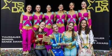 Das Siegerteam «La Belles» der Sekundarschule Diessenhofen.