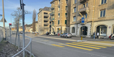 Die Fussgängerin wollte die Oberstrasse bei diesem Zebrastreifen überqueren. Die Stadtpolizei St.Gallen sucht Zeugen.