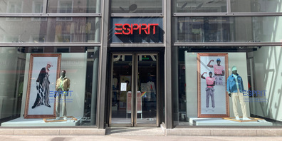 Im Esprit-Geschäft an der Multergasse werden bis auf Weiteres keine Kleider mehr verkauft.