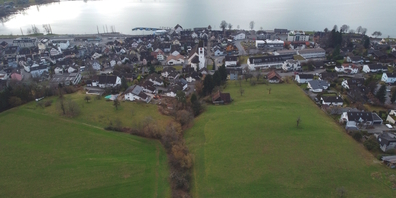 Die geplante Eindolung des Goldbergbachs soll das Hochwasser-Schadenpotenzial im Schmerkner Dorfkern stark reduzieren.
