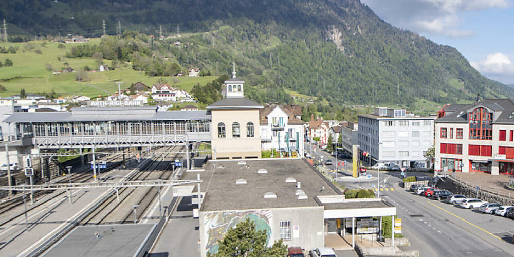 Die Entwicklung rund um den Neat-Bahnhof Arth-Goldau beschäftigt die Gemeinde schon seit Jahren. (Archivbild)