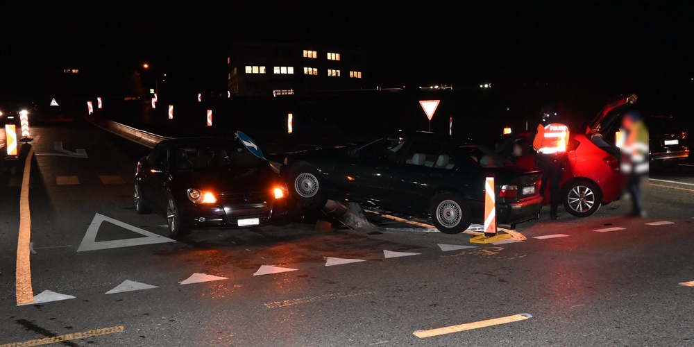 Beim Unfall verletzte sich die 27-Jährige leicht. 
