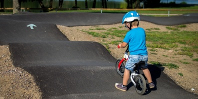 Der Pumptrack wird auch auf die kleinen Gäste ausgerichtet. (Symbolbild)