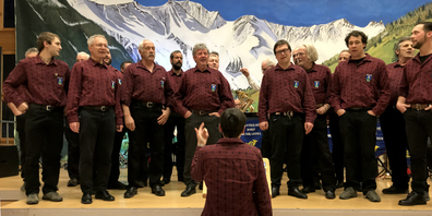 Singt am kommenden Freitag erneut: Der Männerchor Valens.