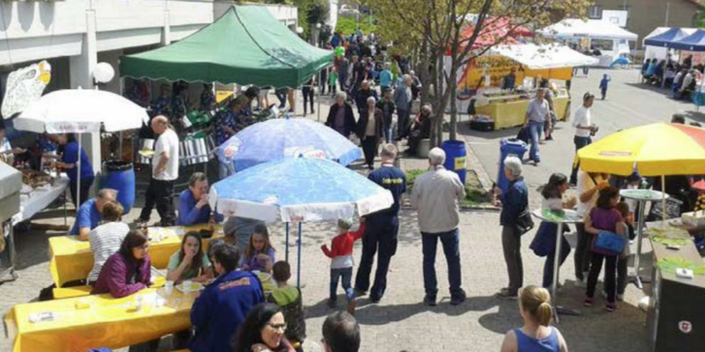 Ein attraktives Dorffest zum Frühlingsanfang.