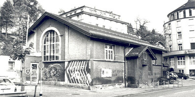 Die Grabenhalle feiert den 40. Geburtstag. Hier zu sehen vor dem Umbau, Jahr unbekannt.