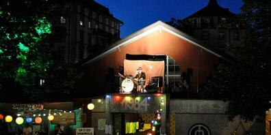 Parkplatzfest der Grabenhalle im Jahr 2014.