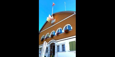 Geselligkeit im Schützenhaus Fohrenhölzli.