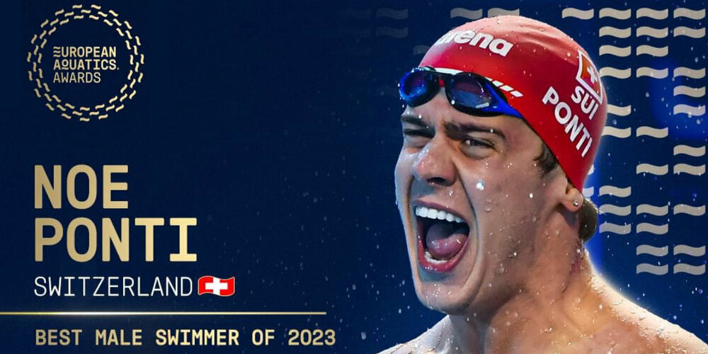 Historisch: Noè Ponti ist erster Weltmeister im Bassin.