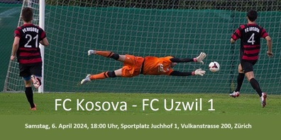 Der FC Uzwil spielt die nächste 1. Liga-Partie in Zürich gegen den FC Kosova.