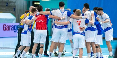 Blau-weisser Jubel über den Einzug in das Playoff-Halbfinale.