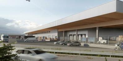 Der Flughafen baut im Osten des Flughafenareals eine neue Frachthalle.