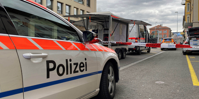 Die Unfallstelle in Unterägeri