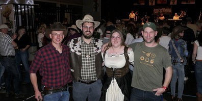 v.l. die OK-Mitglieder Manuel Metzler, Fabio Di Natale, Julia Eschenmoser und Roland Eschenmoser