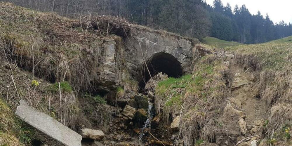 Der Geissbergbach in seinem aktuellen Zustand.