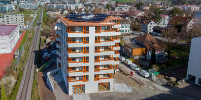 Die ASW hat an der Talstrasse 37 Alterswohnungen gebaut. Die ersten Mieter sind bereits eingezogen.