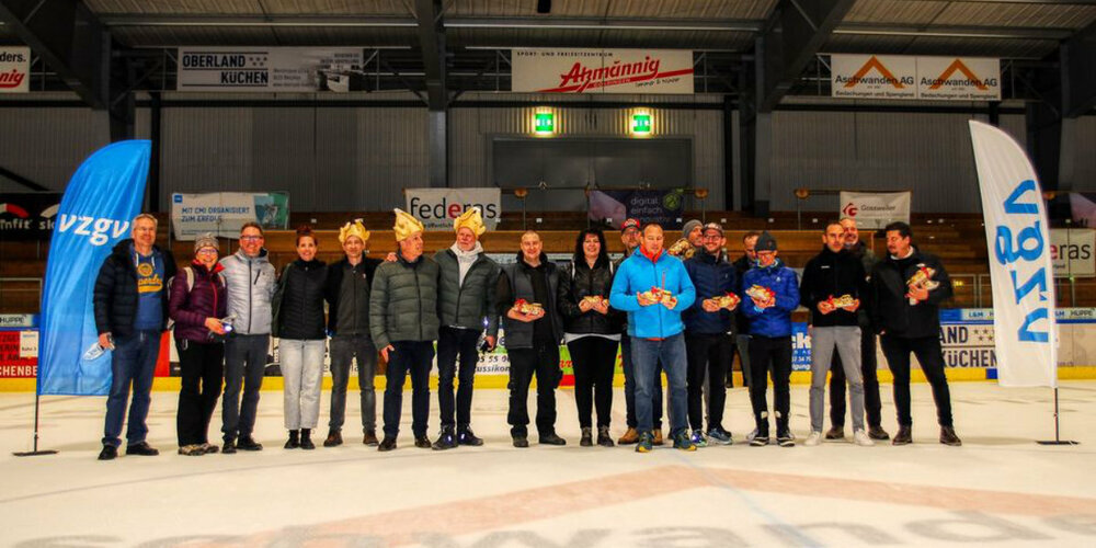 Das Siegerteam «Eiskalte Präzision - Die Eiszauberer von Wetzikon».