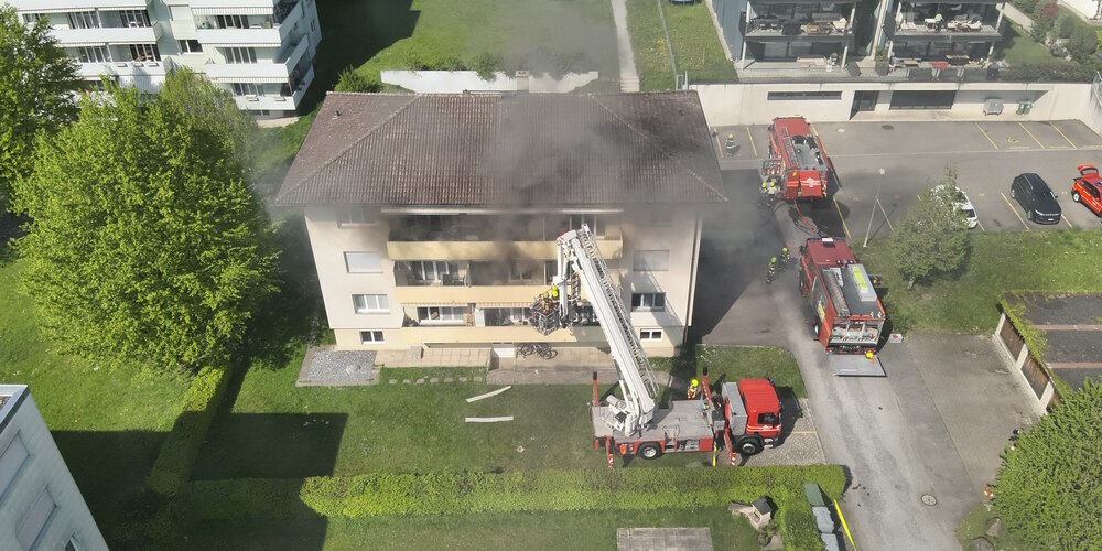 Der Brand konnte schnell gelöscht werden.