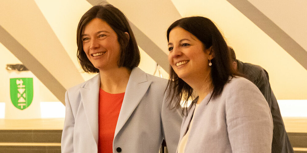 Regierungsrätinnen Bettina Surber und Laura Bucher: Zweimal SP, zweimal weiblich.