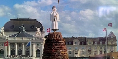 Sieht seinem Ende entgegen: der Böögg wird den Sommer kaum erleben.